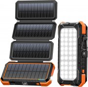 BLAVOR 20.000mAh 4 Panel Solar Powerbank mit QC3.0 18W Schnellladung