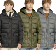 BLEND Hollang Herren Stepp-Parka mit leichter F&uuml;llung