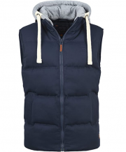 Blend Jens Herren Outdoor Steppweste mit Kapuze und Stehkragen in 5 Farben
