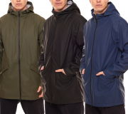 BLEND Jyrki Herren Regen-Mantel Windbreaker mit Kapuze in 3 Farben