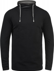 Blend Pallo Herren Langarmshirt mit Tube-Neck-Kragen in 5 Farben