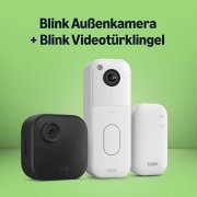 Blink Au&szlig;enkamera 4 + Videot&uuml;rklingel im Doppelpack zum Top-Preis