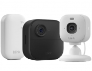 Blink Outdoor 4 intelligente HD Akku Sicherheitskamera + Blink Mini 2K+ Inddor &Uuml;berwachungskamera