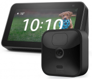Blink Outdoor HD-Sicherheitskamera + Echo Show 5 (2. Generation)