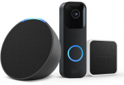 Blink Video Doorbell Video-T&uuml;rklingel + Sync Module 2 + Echo Pop smarter Lautsprecher mit Alexa