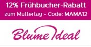 Blumeideal - 12% Fr&uuml;hbucher Rabatt zum Muttertag