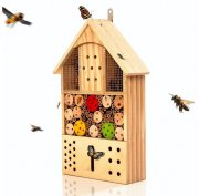 blumfeldt Pinienholz Insektenhotel 24 x 43,5 x 8 cm