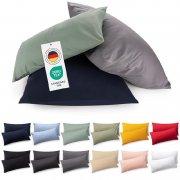 Blumtal 2er-Set Kissenbez&uuml;ge f&uuml;r Seitenschl&auml;ferkissen (40x145cm) im Angebot
