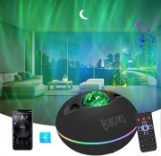 Bociks Sternenhimmel Projektor mit Bluetooth Lautsprecher und Soundsteuerung