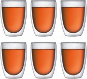 Bodum 4559-10-12 Pavina 6-teiliges Doppelwandiges Gl&auml;ser-Set 0,35l