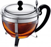 Bodum Chambord Teebereiter mit Edelstahlfilter und Edelstahldeckel 1,3 Liter