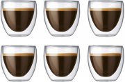 Bodum Pavina 6-teiliges doppelwandiges Gl&auml;ser-Set 0,08 Ltr.