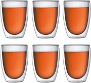 Bodum Pavina doppelwandig 0,35 Ltr. 6-teiliges Gl&auml;ser-Set