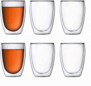 Bodum Pavina Glas doppelwandiges 0,35 Ltr. 6er Gl&auml;ser-Set