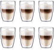 Bodum Pilatus Gl&auml;ser 0,25 Ltr. 6er Set doppelwandig