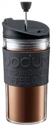 Bodum Travel Press Set Kaffeebereiter mit extra Trinkaufsatz, 0.35 l 
