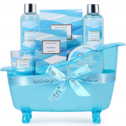 Body & Earth 6teiliges Bad Geschenk-Set