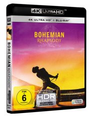 Bohemian Rhapsody - Film &uuml;ber die Band Queen (4K Ultra HD + Blu-ray)