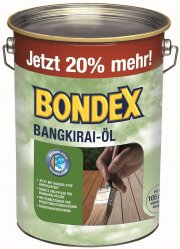 BONDEX Bangkirai &Ouml;l 4,8 Liter f&uuml;r 34.95&euro; statt 43.48&euro;