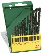Bosch 13tlg. Metallbohrer-Set HSS-R rollgewalzt