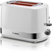 Bosch 2 Scheiben Toaster TAT6A511 mit integrierten Br&ouml;tchenaufsatz und Abschaltautomatik
