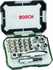 Bosch &lrm;2607017322 26-teiliges Schrauberbit- und Ratschen-Set