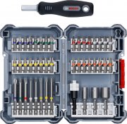 Bosch 2607017692 45-teiliges Pick and Click-Schrauberbit Mixed Set inkl. Handgriff