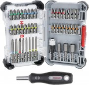 Bosch 2607017733 Pick and Click 44+1‑teiliges Schrauberbit-Set Extra Hard