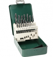 Bosch 2607019435 19-teiliges HSS-R Metallbohrer Set in Metallkassette