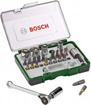 Bosch 27-teiliges Schrauberbit- und Ratschen-Set - Extra harte Qualit&auml;t