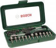 Bosch 46-teiliges Schrauberbit und Steckschl&uuml;ssel-Set inkl. Ratschenschraubendreher