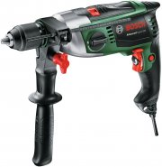 Bosch AdvancedImpact 900 Schlagbohrmaschine mit Zusatzhandgriff und Tiefenanschlag im Koffer