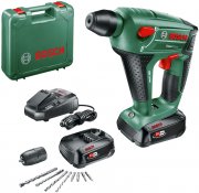 Bosch Akku Bohrhammer UneoMaxx inkl. 2x 2,5 Ah Akku, Ladeger&auml;t, Zubeh&ouml;r und Koffer