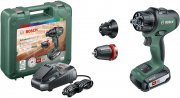 BOSCH Akku-Schlagbohrmaschine AdvancedImpact 18 inkl. Akku, Ladeger&auml;t, Bohrfutter und Koffer