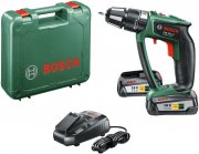 Bosch Akku Schlagbohrschrauber PSB 18 LI-2 Ergonomic mit 2 Akku