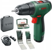 Bosch Akkuschrauber EasyDrill 1200 inkl. 2.0 Ah Akku, Bohr- und Schraubendreher-Sets im Softbag
