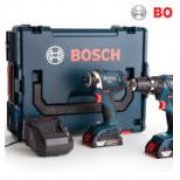 Bosch Blue Kombi Bohr- und Schlagschrauber mit 2x 2,0 Ah Akku in L-Boxx f&uuml;r 238,90 &euro; inkl. Versand