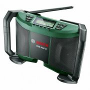Bosch DIY Akku-Radio PRA 10,8 LI ohne Akku, Aux-In Kabel, Batterien 2 x AAA, DC-in Adapter