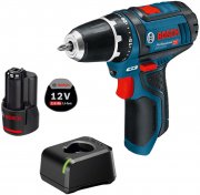 Bosch GSR 12V-15 Professional Akku-Bohrschrauber 1 x 2,0 Ah + Ladeger&auml;t