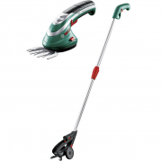 Bosch Home and Garden ISIO Akku Grasschere inkl. Akku und Teleskopstiel