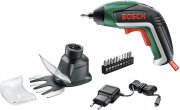  Bosch Home and Garden IXO V Garden Akku-Schrauber 3.6V inkl. Akku, Gras- und Strauchscherenvorsatz