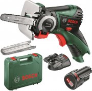 Bosch Home & Garden EasyCut 12 NanoBlade Akku Kettens&auml;ge mit Akku, Ladeger&auml;t und Koffer