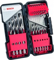 Bosch HSS PointTeQ ToughBox 18-teiliges Metallspiralbohrer-Set