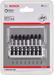 Bosch Impact Control 8-teiliges Schrauber Bit Set