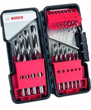 Bosch Metallspiralbohrer HSS-Set PointTeQ DIN 338 18-teilige ToughBox