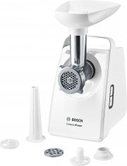 Bosch MFW3520W CompactPower 1500W Elektro-Fleischwolf mit Wurstvorsatz und 2 Schneiden