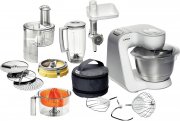 Bosch MUM54251 K&uuml;chenmaschine Styline, Edelstahl-R&uuml;hrsch&uuml;ssel inklusiv integriertem Zubeh&ouml;r