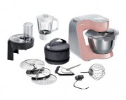  Bosch MUM58NP60 K&uuml;chenmaschine 1000 Watt (Rosa) mit viel Zubeh&ouml;r