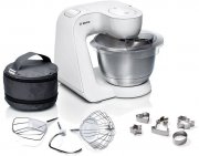 BOSCH MUMP5000 K&uuml;chenmaschine 700 W mit 3,9 L Edelstahlr&uuml;hrsch&uuml;ssel inkl. Ausstecherset