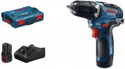 Bosch Professional 12V System Akkuschrauber GSR 12V-35, 2x 3,0 Ah Akkus in L-BOXX